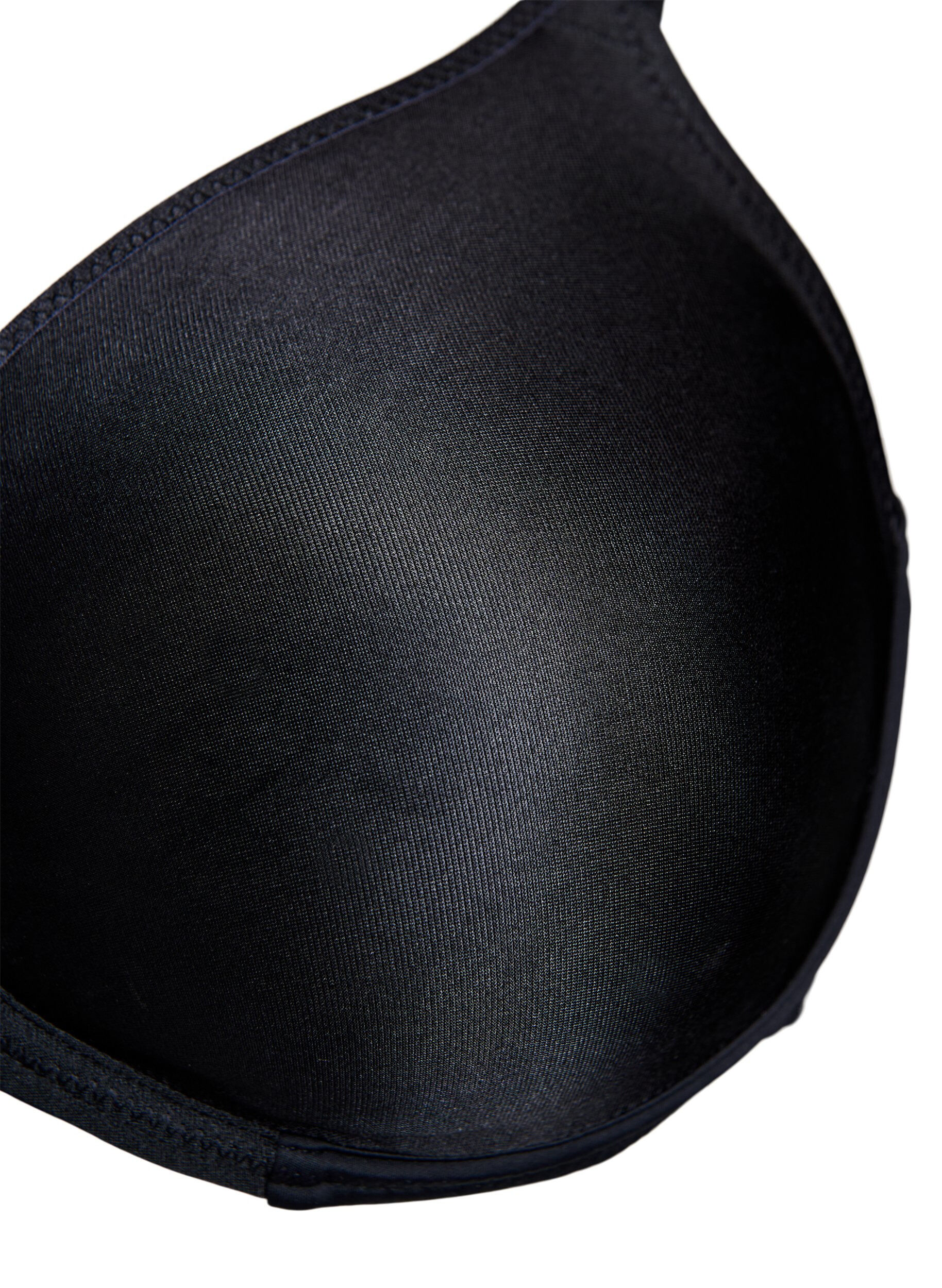 Zizzi Formpresset bh med full dekning og h&oslash;y st&oslash;tte, Svart, Packshot image number 2