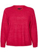 Genser med V-hals, Rosa, Packshot image number 0