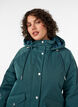 Polstret parkas med avtakbar hette, Gr&oslash;nn, Model image number 3