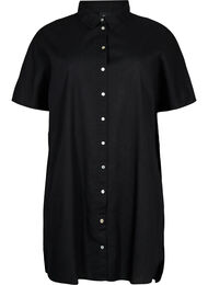 Lang skjorte med korte ermer, Black