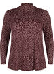 FLASH - Bluse med lange ermer og turtleneck, Mørk Bordeaux, Packshot image number 0