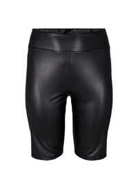 Shiny tettsittende shorts med høyt liv
