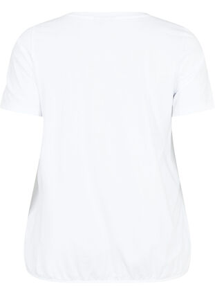 Bomullst-skjorte med folie-trykk, B. White w. Believe, Packshot image number 1