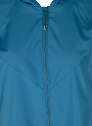 Kort jakke med glidelås og hette, Corsair, Packshot image number 2