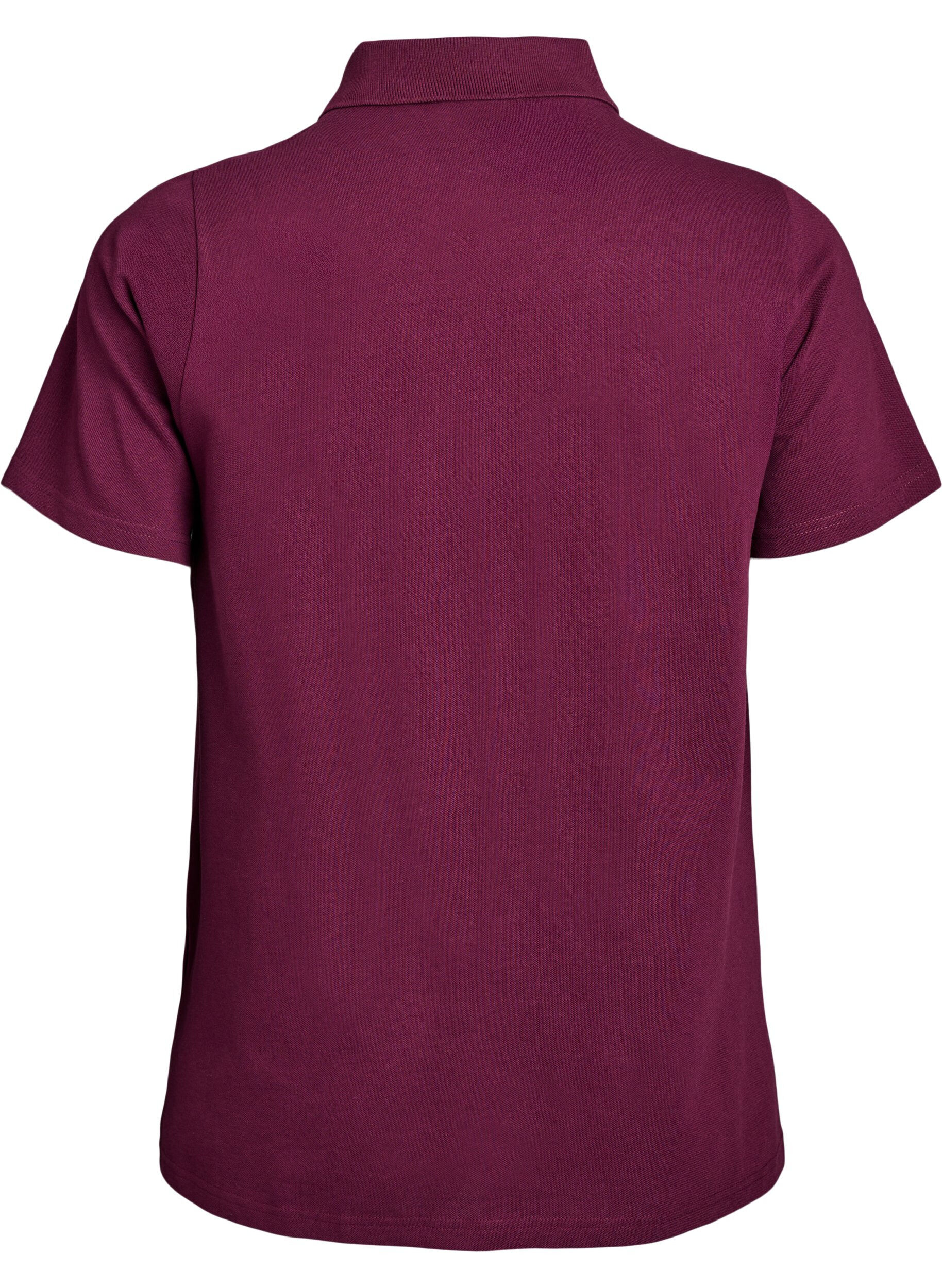 Zizzi FLASH - Poloskjorte med korte ermer, R&oslash;d, Packshot image number 1