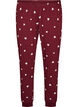 Pyjamasbukser med trykk, R&oslash;d, Packshot image number 0
