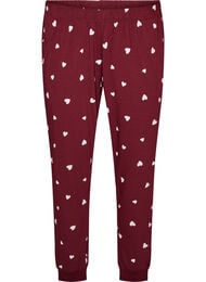 Pyjamasbukser med trykk, R&oslash;d