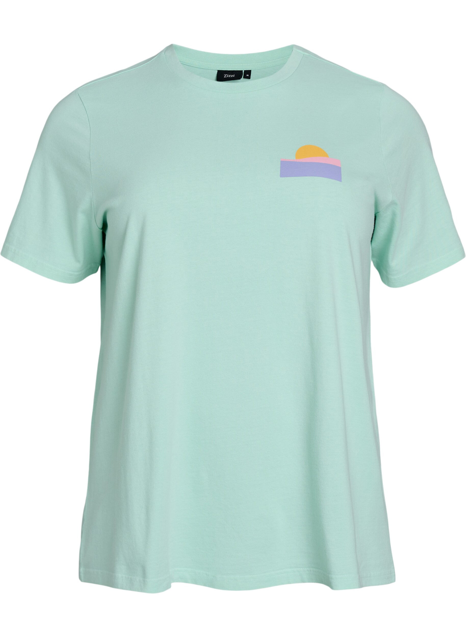 T-skjorte i &oslash;kologisk bomull med ryggtrykk