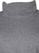 Poncho med høy hals, Medium Grey Melange, Packshot image number 2