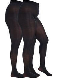 Str&oslash;mpebukser i 60 denier, 2 stk., Svart