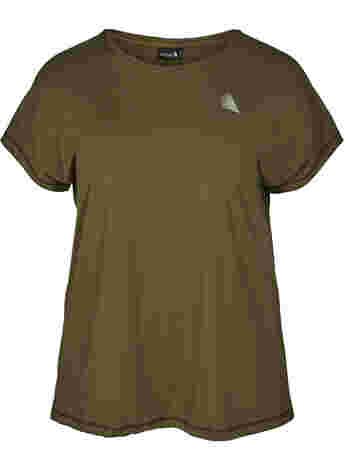Ensfarget T-skjorte til trening