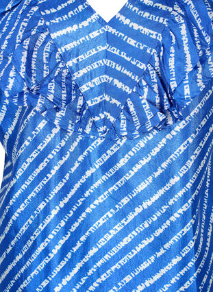 Stripete tunika med frynser, S.T.W./White Stripes, Packshot image number 2