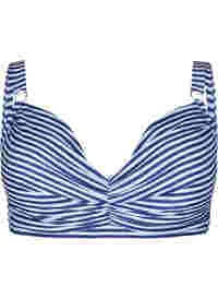 Mønstret bikinitopp med bøyle