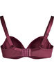 Formpresset BH med blonder og draperte detaljer, Rød, Packshot image number 1