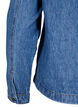 Skjortejakke i denim med lommer, Blue Denim, Packshot image number 4