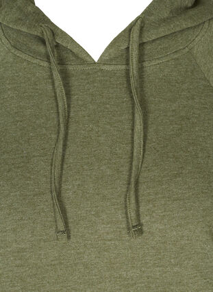 Sweatshirt med justerbar bunn, Rifle Green Mel., Packshot image number 2