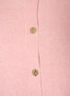 Cardigan i myk strikk med gullfargede knapper, Rosa, Packshot image number 2