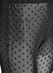 Mesh-leggings med velurdotter, Svart, Packshot image number 2