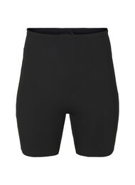 Light shapewear shorts med høyt liv, Black