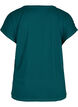Ensfarget t-skjorte til trening, Grønn, Packshot image number 1