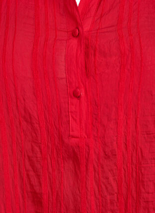 Zizzi Strandkaftan med krage og knappelukking, Rød, Packshot image number 2
