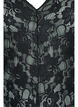 Bodystocking i blonder med lange ermer, Black, Packshot image number 2