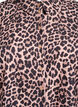 Fløyelskjole med leopardmønster, Brun, Packshot image number 2