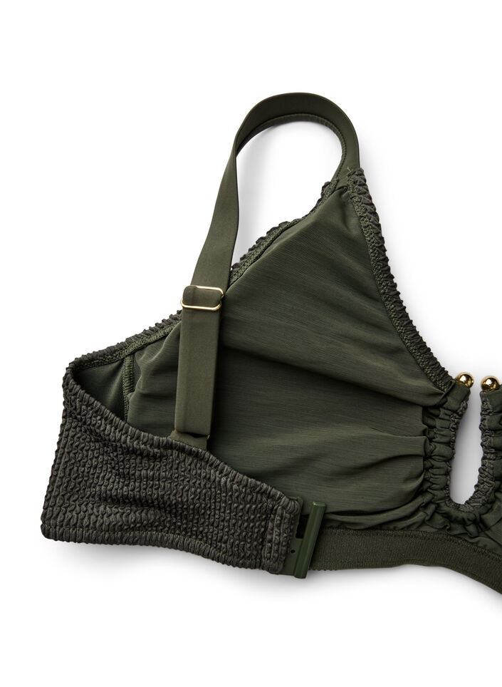 Bikinitopp med tekstur og en elegant detalj, Climbing Ivy, Packshot