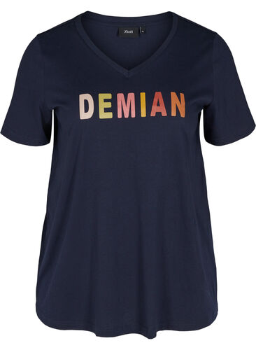 T-skjorte med trykk, Night Sky DEMIAN, Packshot image number 0
