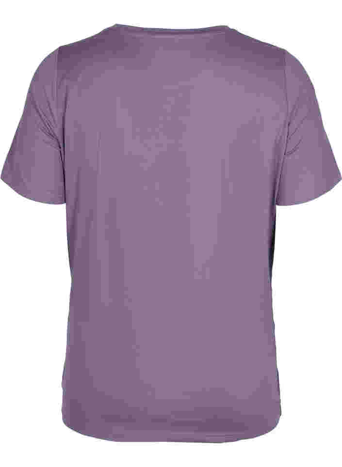 T-skjorte til trening for gravide, Purple Sage, Packshot image number 1