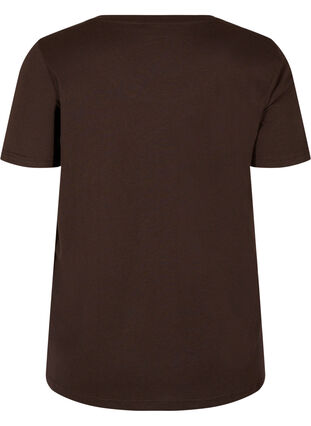 T-skjorte i organisk bomull med trykk, Molé, Packshot image number 1