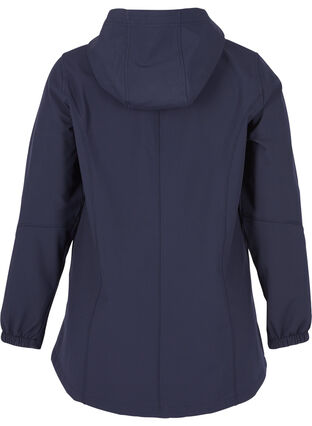 Zizzi Softshelljakke, Night Sky, Packshot image number 1