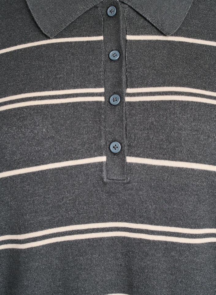 Strikkeplagg med krage, Grønn, Packshot image number 2