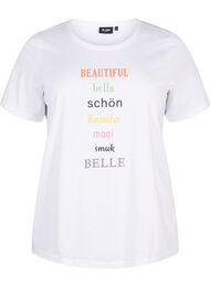 FLASH - T-skjorte med motiv, Bright White