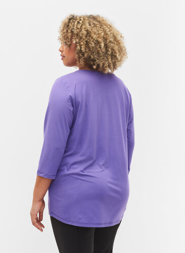 Treningsgenser med 3/4-ermer, Passion Flower, Model image number 1