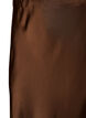 Midiskj&oslash;rt i sateng med blonder kant, Brun, Packshot image number 2