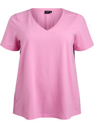 FLASH - V-hals T-skjorte, Begonia Pink