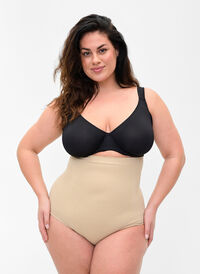 Shapewear truse med høyt liv, Nude, Model