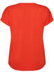Kortermet T-skjorte i bomullsblanding, Orange, Packshot image number 1