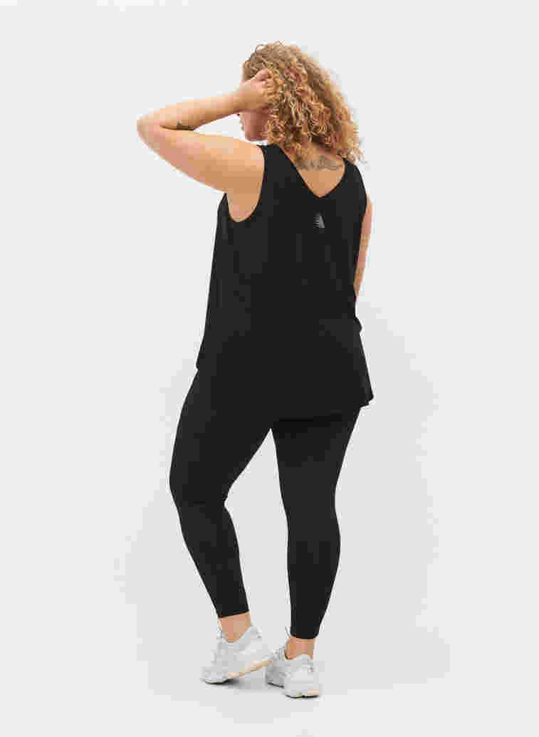 Ensfarget 7/8 leggings, Black, Model image number 1