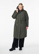 Parka med hette og justerbar midje, Grønn, Model image number 1