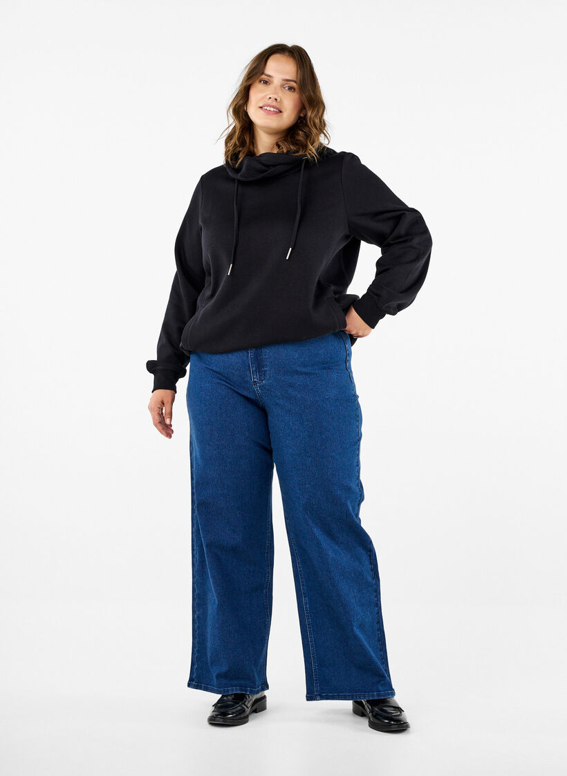 Vide jeans, Bl&aring;, Model image number 0