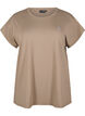 Ensfarget trenings-T-skjorte, Beige, Packshot image number 0