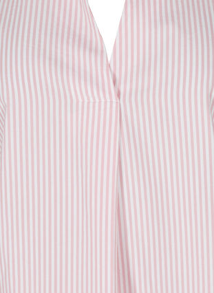 Stripete skjorte i økologisk bomull, Blush Stripe, Packshot image number 2