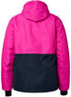 Tofarget skijakke med hette, Fuchsia Purple Comb, Packshot image number 1
