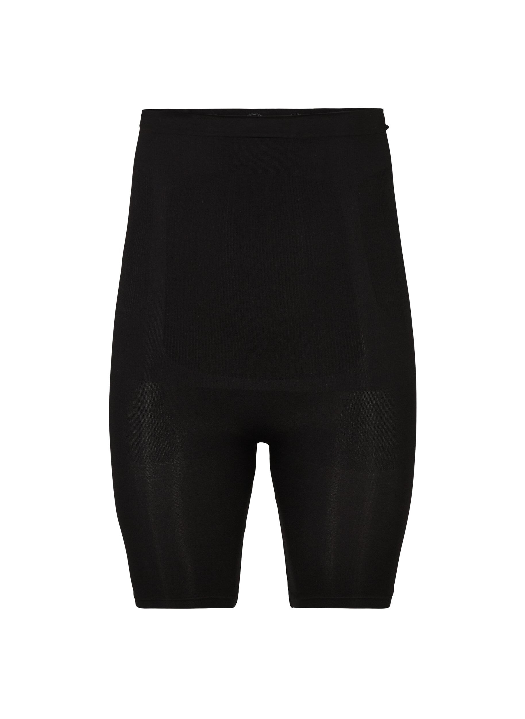 ZizziShapewear shorts med h&oslash;yt liv, Svart, Packshot image number 0