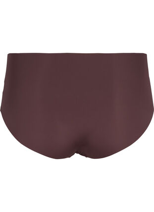 Zizzi Usynlige truser med vanlig midjehøyde, Chicory Coffee, Packshot image number 1