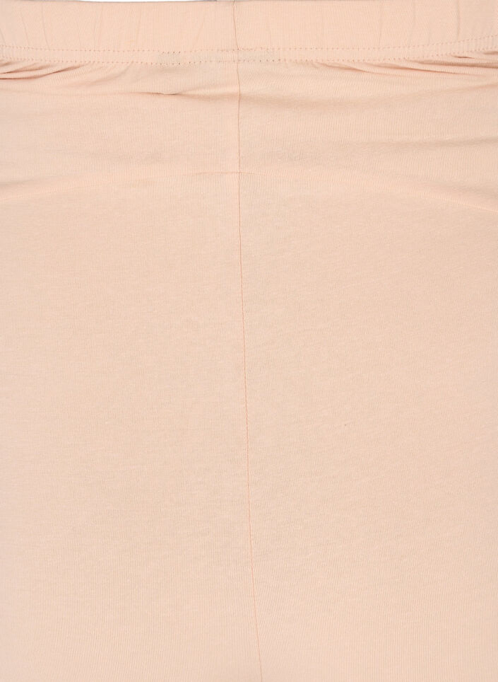 Tettsittende gravidshorts i bomull, Beige, Packshot image number 3