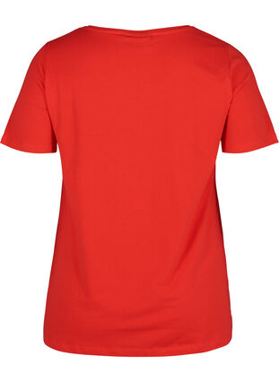 Basis t-skjorte, High Risk Red, Packshot image number 1