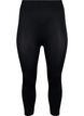 Sømløs 3/4-leggings, Svart, Packshot image number 0